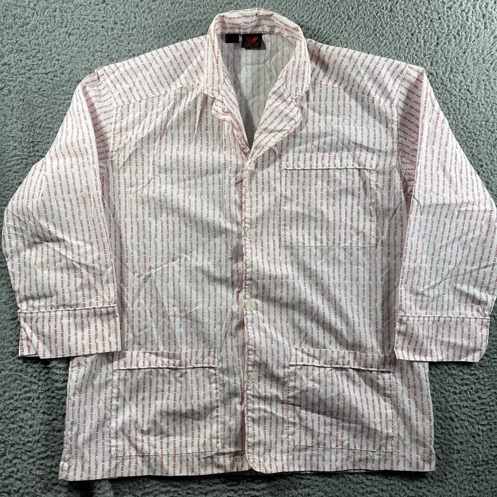VTG Virginia Slims V Wear Shirt Small AOP Who Cares Who Wears The Pants Promo